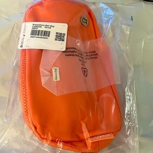 Lululemon Everywhere belt bag in orange frappe, new release